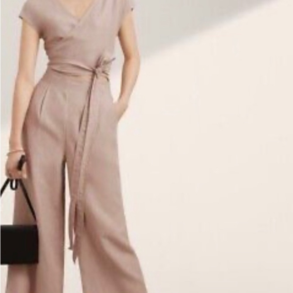 ARITZIA Wilfred Cairo Brax Linen Jumpsuit US 0 - Picture 3 of 11